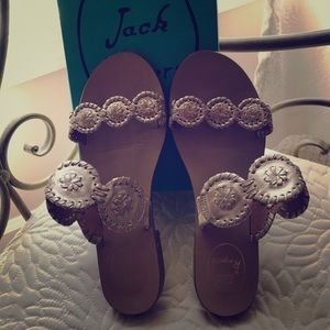 Jack Rogers Lauren Gold Sandals